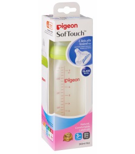 Pigeon Softouch PERISTALTIC Plus Glass 240ml (M)