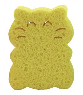 NUK Yellow Cat Bathtime Sponge