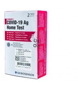 Standard Q Covid-19 AG Home Test Antigen Rapid Self Test (ART) Kit 2s (Expiry: July 2023)