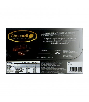CHOCOELF Bar Chocolate - 90% Dark (Sugar-Free)