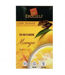 CHOCOELF Sugar Free Mango Chocolate Bar 65g