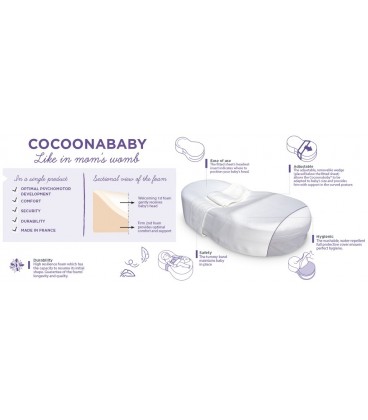 Red Castle Cocoonababy Nest - White