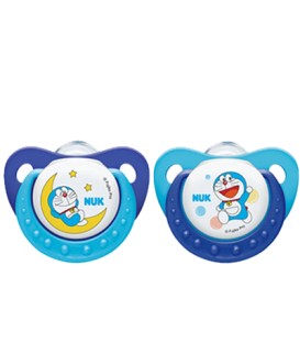 NUK Doraemon Silicone Soother (0-6mths)