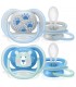 Philips Avent - Premium Ultra Air Soother 0-6M (twin pack) - Blue