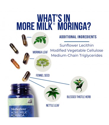 Motherlove  More Milk Moringa Liquid Capsules 60's
