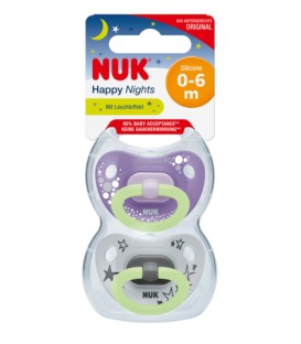 NUK - Happy Nights Silicone Soother