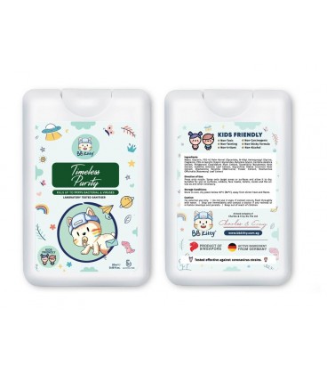 BB KITTY Kids Friendly Card Sanitizer Spray Alcohol Free Timeless Purity - 20ml [Bundle of 3]