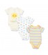 Not Too Big Happy Weather Bamboo Short Sleeve Bodysuits 3 Pack (0-3M)