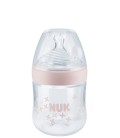 NUK Nature Sense PP Bottle with Silicone Teat 0-6M 150ml (Pink)