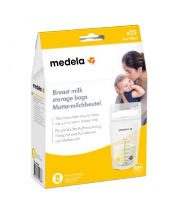 Medela Breastmilk Storage Bags 180ml 50's