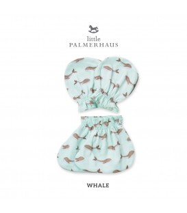 Little Palmerhaus Mittens and Booties (whale)