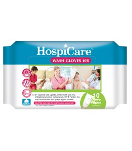 Zappy- HospiCare Wash Gloves 10R