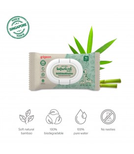 Pigeon Natural Botanical Baby Plantmade Gentle Wipes (70 sheets)