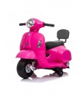 Vespa GTS Mini Electric Ride-On Kids Scooter - Blush Pink