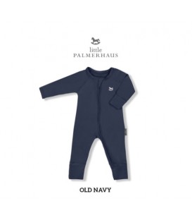 Little Palmerhaus Sleepsuit - navy (6 Months)