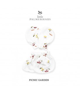 Little Palmerhaus Mittens and Booties (Picnic Garden)