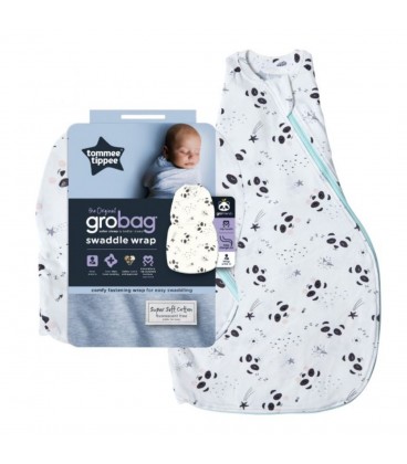 Tommee Tippee the Original Grobag Swaddle Wrap - Panda