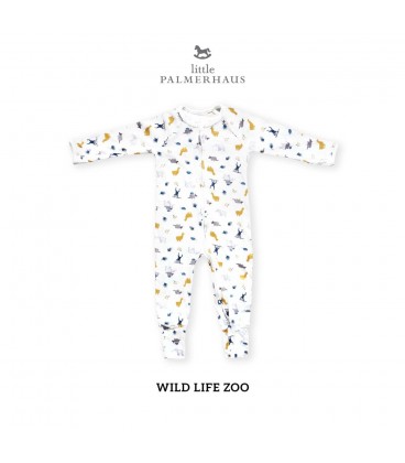 Little Palmerhaus Sleepsuit - Wild Life Zoo (6M)