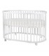 Happy Cot Happy Forever 7-in-1 Convertible Oval Baby Cot - Natural