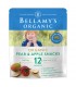Bellamy's Organic Pear And Apple Snacks 20g