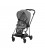 Cybex Mios 3 Matt Black Frame with Soho Grey Seat Pack