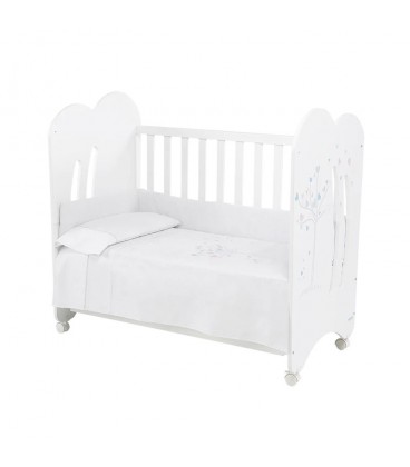 Micuna Aura Baby Cot w/ Relax System (Anti Dust Mite Upholstered Foam Mattress)