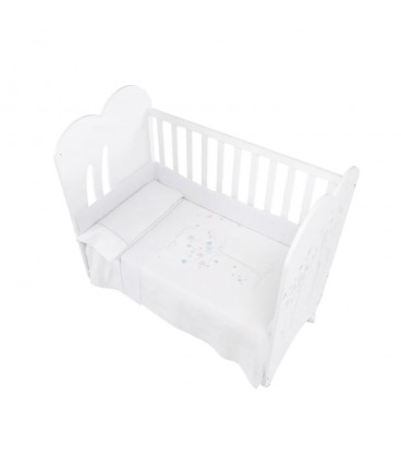 Micuna Aura Baby Cot w/ Relax System (Anti Dust Mite Upholstered Foam Mattress)