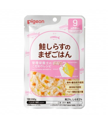 Pigeon Retort Food-Salmon Cooked Rice 80g