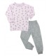 Baa Baa Sheepz- Pyjamas Set Pink Small Sheep & Stars + Grey Big Sheepz