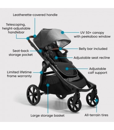 Baby Jogger City Select® 2 Stroller - Harbor Grey