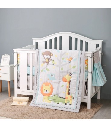 Happy Cot 100% Polyester Bedding Set - Jungle Summit