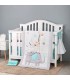 Happy Cot 100% Polyester Bedding Set - Animal Tower