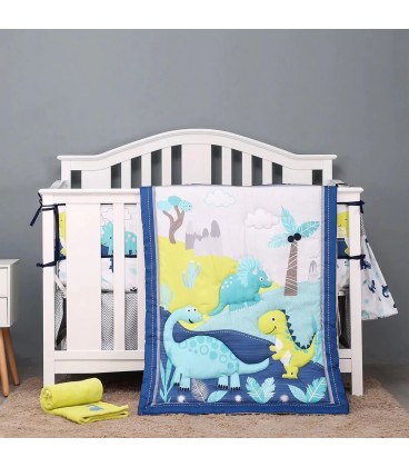 Happy Cot 100% Polyester Bedding Set - Dino Land