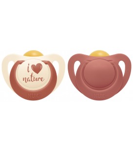 NUK FOR NATURE Latex Soother (0-6 months)
