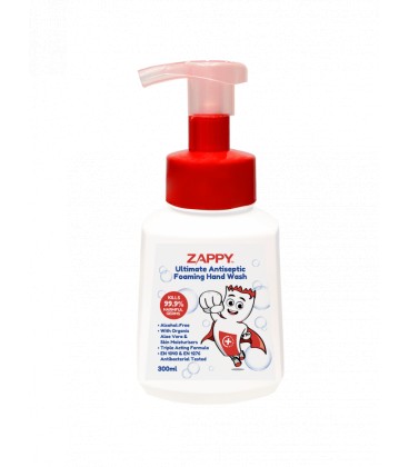 Zappy Ultimate Antiseptic Foaming Hand Wash 300ml