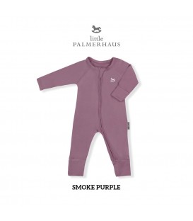 Little Palmerhaus Sleepsuit - Smoke Purple (3M)