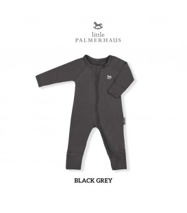 Little Palmerhaus Sleepsuit - Black Grey (3M)