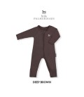 Little Palmerhaus Sleepsuit - Deep Brown (3M)