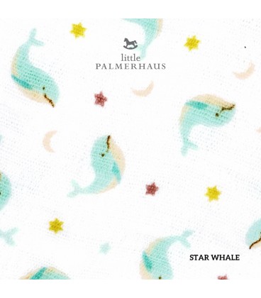 Little Palmerhaus Tottori Bath Towel - Star Whale