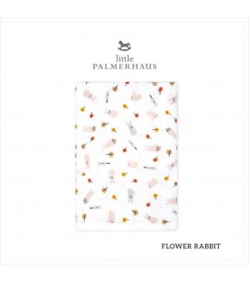 Little Palmerhaus Tottori Bath Towel - Flower Rabbit