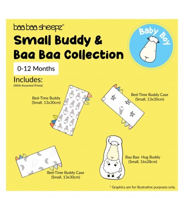 Small Buddy & Baa Baa Collection (Blue) (0-12M)