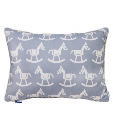 KRFTD Lumbar Cushion - Rocking Horse Blue
