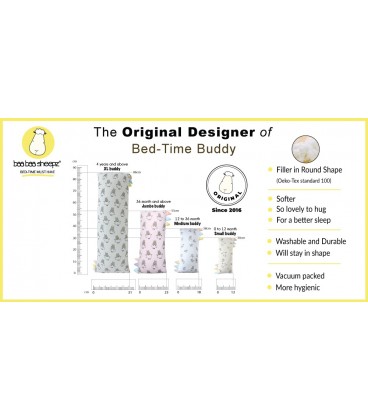 Baa Baa Sheepz Bedtime Buddy Sweet Dreams Grey (Medium)