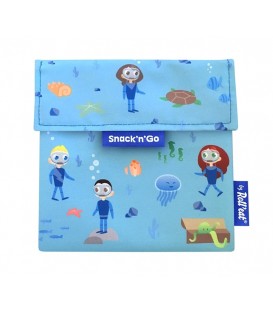 Roll And Eat "Snack N Go" Pouch - Ocean
