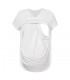 DooDooMooky Maternity & Nursing T-Shirt Doo Doo Mooky Face White (M)