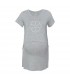 DooDooMooky Maternity & Nursing T-Shirt Mooky Flower Grey L