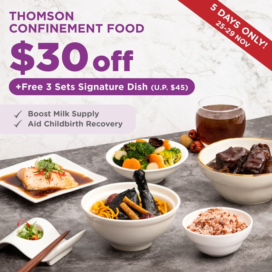Thomson Confinement Food