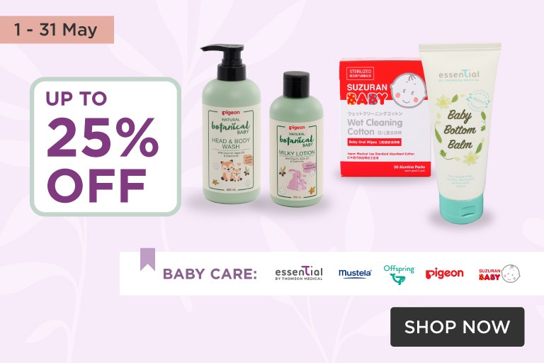 Up to 25% OFF Baby Care