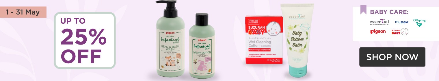 Up to 25% OFF Baby Care